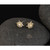 Sterling Silver Gold and Silver-Tone Polished Lab-Created Opal and Cubic Zirconia Starburst Stud Earrings - View 4