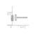 Sterling Silver Rhodium-Plated Polished Cubic Zirconia Petite Bar Stud Earrings - View 3