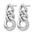 Sterling Silver Rhodium-Plated Polished Post Dangle Earrings, 31.67 mm - View 2