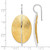 Sterling Silver Rhodium-Plated Radiant Essence Rhodium-Plated Gold-Tone Dangle French Wire Earrings, 42.8 mm - View 4