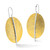 Sterling Silver Rhodium-Plated Radiant Essence Rhodium-Plated Gold-Tone Dangle French Wire Earrings, 42.8 mm - View 5