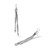 Sterling Silver Rhodium-Plated Twist Texture Wrapped 2-Strand Twist Dangle French Wire Earrings, 69 mm - View 6