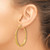 Sterling Silver Gold-Tone Polished Hoop Earrings, 48 mm - View 3