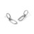 Sterling Silver Rhodium-Plated Polished Cubic Zirconia Dangle Earrings, 42 mm - View 6