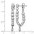 Sterling Silver Rhodium-Plated Ball Dangle Earrings, 30 mm - View 5