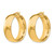 Sterling Silver Gold-Tone Polished Hoop Earrings, 24 mm - View 2