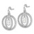 Sterling Silver & Cubic Zirconia Brilliant Embers Dangle Earrings, 29.5 mm - View 2