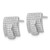 Sterling Silver & Cubic Zirconia Brilliant Embers Stud Earrings, 12.3 mm - View 2