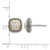 Shey Couture Sterling Silver with 14K Accent Antiqued 0.1ct Diamond Stud Earrings, 10 mm - View 4