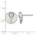 Chisel Stainless Steel Polished Cubic Zirconia Circle Stud Earrings - View 5