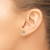 Chisel Stainless Steel Polished 3 mm Bezel Cubic Zirconia Stud Stud Earrings, 4.88 mm Long - View 4