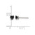 Chisel Stainless Steel Polished 4 mm Black Heart Cubic Zirconia Stud Stud Earrings, 4.31 mm Long - View 5