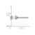 Chisel Stainless Steel Polished 3 mm Round Cubic Zirconia Stud Stud Earrings, 3.28 mm Long - View 5