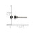 Chisel Stainless Steel Polished 3 mm Black Round Cubic Zirconia Stud Stud Earrings, 3.32 mm Long - View 5