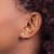 Chisel Stainless Steel Polished 4 mm Square Cubic Zirconia Stud Stud Earrings, 4.54 mm Long - View 4