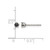 Chisel Stainless Steel Polished 3 mm Black Star Cubic Zirconia Stud Stud Earrings, 3.24 mm Long - View 5