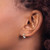 Chisel Stainless Steel Polished 2 mm Endless Hinged Hoops Earrings, 8.44 mm Long - View 4