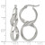 Chisel Stainless Steel Polished Infinity Symbol Twist Hoop Earrings, 36.16 mm - View 5