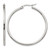 Chisel Stainless Steel Polished 40.5 mm Diameter 2 mm Hoop Earrings, 40 mm Long