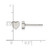 Chisel Stainless Steel Polished Heart Stud Earrings, 5.06 mm - View 5
