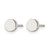 Chisel Stainless Steel Polished Circle Stud Earrings, 4.92 mm - View 3