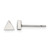 Chisel Stainless Steel Polished Triangle Stud Earrings, 4.95 mm