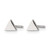 Chisel Stainless Steel Polished Triangle Stud Earrings, 4.95 mm - View 3