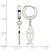 Chisel Stainless Steel Polished Ichthus Hinged Hoop Dangle Earrings, 36.97 mm - View 5