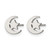 Chisel Stainless Steel Polished Moon and Star Stud Earrings, 7.5 mm - View 2