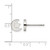 Chisel Stainless Steel Polished Moon and Star Stud Earrings, 7.5 mm - View 4