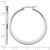 Chisel Stainless Steel Polished 40 mm Diameter Hoop Earrings - View 5