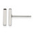 Chisel Stainless Steel Polished Bar Stud Earrings, 10 mm