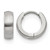 Chisel Stainless Steel Polished 4 mm Hinged Hoop Earrings, 13 mm Long