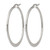 Chisel Stainless Steel Polished 43 mm Diameter Hoop Earrings - View 3