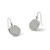 Chisel Stainless Steel Polished Flower Cut-Out Dangle Shepherd Hook Drop French Wire Earrings - View 5