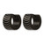 Chisel Stainless Steel Polished Black Ion-Plated 7 mm Hinged Hoop Earrings, 13 mm Long - View 2