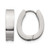 Chisel Stainless Steel Polished 4 mm Hinged Hoop Earrings, 15 mm Long
