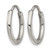 Chisel Stainless Steel Polished 2 mm Endless Hoop Earrings, 15.6 mm Long - View 2