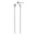Chisel Stainless Steel Polished Bar Front and Back Post Dangle Earrings, 62 mm