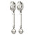 Chisel Stainless Steel Polished with Bar and Ball Dangle Hinged Hoop Drop Earrings, 37.5 mm - View 2
