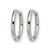 Chisel Stainless Steel Polished 1.6 mm Hinged Hoop Earrings, 13 mm Long - View 2