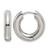 Chisel Stainless Steel Polished 5 mm Hinged Hoop Earrings, 20.5 mm Long