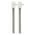Chisel Stainless Steel Polished Multi Chain Post Dangle Earrings, 44.5 mm - View 2