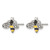 Chisel Stainless Steel Polished and Enameled with Preciosa Crystal Bee Stud Earrings, 10.5 mm - View 2