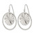 Chisel Stainless Steel Polished Dangle Shepherd Hook Drop French Wire Earrings, 26 mm - View 2