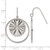 Chisel Stainless Steel Polished Dangle Shepherd Hook Drop French Wire Earrings, 26 mm - View 4
