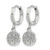 Chisel Stainless Steel Polished Tree Dangle Hoop Earrings, 22.5 mm - View 2