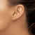 Chisel Stainless Steel Polished Crystal Stud Earrings, 4 mm - View 3