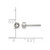 Chisel Stainless Steel Polished Crystal Stud Earrings, 4 mm - View 4