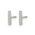Chisel Stainless Steel Polished Vertical Bar Stud Earrings, 8 mm - View 2